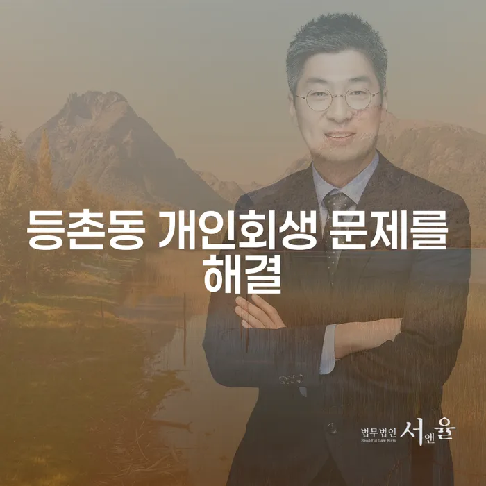 등촌동 개인회생 문제를 해결