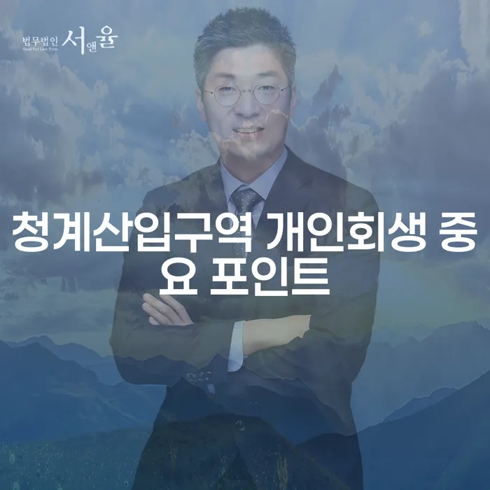 청계산입구역 개인회생 중요 포인트